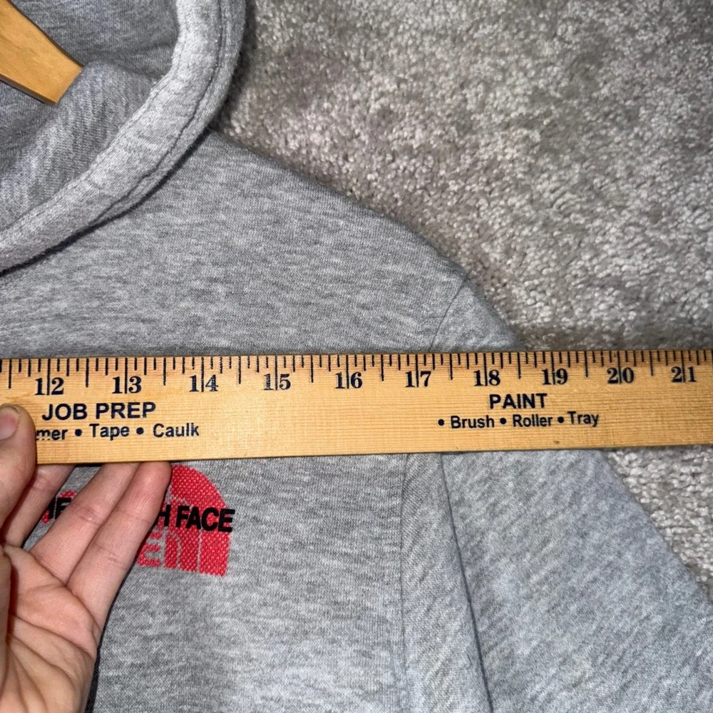 The North Face‎ Men's S Hoodie Pullover Gray Logo Casual Pullover Sweatshirt